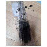 Straw Cleaner Brushes Sets, 12 Pieces 8.2 Inch Botthle Cleaning Brush and Nylon Tube Brush Brush Kit for Sippy Cup, Tumbler, Water Bottle, Drinking Straw (Black)