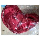 16 x 42 Inches Extra Large Christmas Satin Bows Christmas Tree Topper Decorations Xmas Tree Toppers Bowsï¼Bows for Home Wreath Wall Backdrop Birthday Wedding Party Decorations(Deep Red)