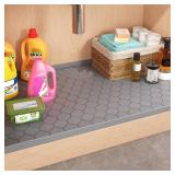 Winisok Silicone Under Sink Mat 31\" x 22\", kitchen Essentials and Gadgets, Shelf liner and Cabinet Protector, Home Organizers and Storage, Waterproof Bathroom Tray