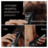 Braun Series 9 All-in-One Multi Grooming Kit for Men, 13-in-1 Beard Trimmer, Body Groomer, Hair Clipper and Manscaping for Face & Body, 9440