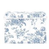 susiyo Bouquet Of Blue Flowers Floral Storage Bin Large Collapsible Storage Box Stackable design Fabric Storage Bins with Lids Decorative Multi-Color Foldable Organizing Baskets For Closet, Utility Ro