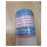 Beach Mat Pink Stripes 30x72 inch