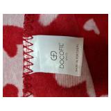 Docofil Heart Pattern large blanket