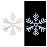 Alpine Corporation 20  x 24  Hanging Light-Up Snowflake Holiday Decoration  White