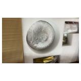 JXJYHL 2-Pack Vintage Wall Sconce,Glass Crystal Wall Sconce,Matte Brushed Antique Brass Finish Set of Two for Bedroom Bathroom Hallway Living Room Decor