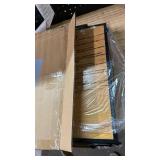 Anbte 2ft Camping Table Foldable with Storage Net, 3 Adjustable Heights Aluminum Small Folding Table Lightweight, Portable Handle for Travel Outdoor Beach Camping Picnic, 23.2\" x 16\", Light Oak Grai