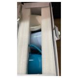 Sweese Porcelain Coffee Mugs - 16 Ounce - Set of 6, Cups for Latte, Hot Tea, Cappuccino, Mocha, Cocoa, Multicolor, Blue Assorted Colors