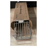 HapiRm Hanging Shower Caddy Organizer - No Drilling Shower Organizer with Hooks, Rustproof & Waterproof 304 Stainless Steel Bathroom Shelves - Brushed Nickel (1 Basket)