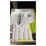 AromaÂ® 20-Cup Rice & Grain Cooker  8X Bonded Granite Coating  White  New
