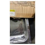 Elite Gourmet 7.5Qt Stainless Steel Buffet Server (one lid damaged)