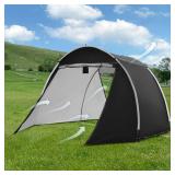 Bike Storage Tent, 98.4 x 82.7 x 65 in,Outdoor Portable Bike Storage Shed, 210D Oxford Fabric PU4000 Waterproof, 2 Rolling Doors, Store 4~8 Bikes, Motorcycles or Large Motorcycles, Without Floor