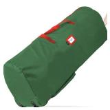 Handy Laundry Rolling Tree Storage Bag - For 9-Foot Artificial Christmas Holiday Tree. Zippered Bag, Carry Handles and Wheels for Easy Transport. Protects Against Dust, Insects, and Moisture. (GREEN)