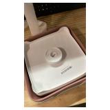 GIMWA Collapsible Wash Basin for Baby Bottles - 2.4 Gallons Portable Wash Bin for RV Camping Sink, Space-Saving Dish Tub (Mocha)