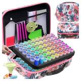 ARTDOT 120 Slots Storage Container for Diamond Art Kits for Adults,Portable Bead Storage Boxes for Diamond Painting Accessories and Tools