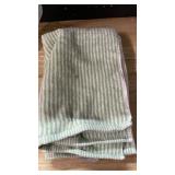 Thread Zero Twist Cotton Bath Towel - Sage Stripe (2)