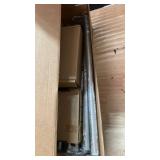 KAMANINA Silver Curtain Rods for Windows 72 to 144 Inches (6-12ft) Long Heavy Duty Curtain Rods, 7/8 Inch Adjustable Drapery Rods with Decorative Netted Texture Finials