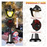 Christmas Lamp Post Village Accessories Village Fairy Lamp Train Lantern Miniature Street Decorative Streetlights for Dollhouse Pathway(Minimalist Style,8 Pieces)