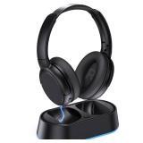 Swiitech Wireless Headphones for TV Watching, TV Headphones with Transmitter Charging Base, Bluetooth V5.3, No Lip-Sync Delay, Clear Voice, Plug & Play, Comfortable, Gifts for Elderly/Seniors