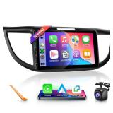 2G+64G Car Radio Stereo for Honda CRV 2012-2016, Wireless CarPlay/Android Auto 9 Inch HD Touch Screen Android 13 Head Unit GPS WiFi Bluetooth Type-C/USB EQ HD Backup Camera