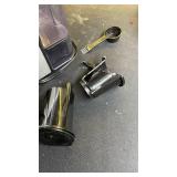 Horavie Single Serve Coffee Maker for K-Cup Pod and Grounds, Hot and Iced Coffee Maker, 6 to 14oz Brew Sizes, 50oz Removable Reservoir, Strong Button Feature, Fit 6.5\" Mugs, Stainless Steel, Black *k