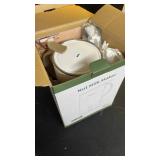 OK MOKKOM Automatic Nut Milk Maker 20 oz Soy Milk Maker, Homemade Almond, Oat, Coconut, Soy, Plant-Based Milk Dairy Free Beverages, Almond Milk Maker with Delay Start/Boild Water/Self Clean - White