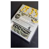 DOK TigerToes Premium Non-Slip Dog Socks for Hardwood Floors - Extra-Thick Grip That Works Even When Twisted - Prevents Licking, Slipping, and Great for Dog Paw Protection (Forest Green, Large)