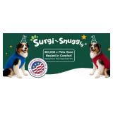 SurgiSnuggly Female Dog Diapers Cover and Male Dogs Diapers Suit with American Textile and Wrap Around Legs for Superior Fit ML Blue