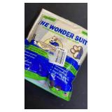 SurgiSnuggly Female Dog Diapers Cover and Male Dogs Diapers Suit with American Textile and Wrap Around Legs for Superior Fit ML Blue