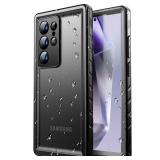 SPORTLINK for Samsung Galaxy S24 Ultra Case - IP68 Waterproof Dustproof, 360 Full Body Shockproof Protective, Built-in Screen Protector Cover for Galaxy S24 Ultra 5G 6.8 Inch, Black