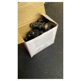 Flutesan 10 Pcs 1/4\" x 1/4\" OD Push to Connect Pneumatic Ball Valve PVC Air Flow Control Valve Quick Connect Tube Fittings Air Line Hose Fittings