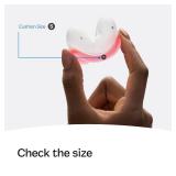 ResMed AirFit N30 Cushion - Nasal CPAP Mask Cushion Replacement - Soft Silicone - Medical CPAP Supplies & Accessories - Small