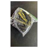 19.6FT Outdoor Light Extension Cord Compatible with Govee 3-Pin Waterproof Power Cable with 2 Y-Splitter IP68 Permanent Lighting Extension Wire for Patio Garden Roof Decorations