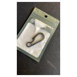 PJYTAC Black Titanium Carabiner for Keys Small Keychain Quick Release Key Clip with Bottle Opener Holder for Men and Women Gifts for Him