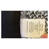 HomeCraft Black and White Cotton Placemats 4pk 13x19in