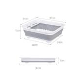 udNmlaiebot Drying Rack Kitchen, Dish Drying Rack, Dish Racks for Kitchen Counter, Dish Rack, Collapsible Dish Drying RackâSuitable for Kitchens, motorhomes, Yachts, Campers (Off-White)