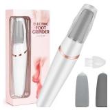 Electric Foot File and Callus Remover,Professional Pedicure Tools for Dry, Calluses, Dead, Cracked, Hard Skin,Equipped with 2 Grinding Heads and 1 Cleaning Brush