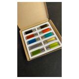 RAOYI 10 Pack 32GB USB Flash Drives USB 2.0 Memory Stick Bulk Thumb Drives Thumb Drive Jump Drive (5 Mixed Colors: Black Blue Green Orange Silver)