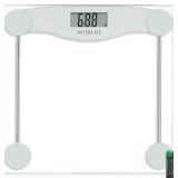 Digital Bathroom Scale for Body Weight Accurate, Smart Weighing Scale Bath Electronic Scale Kg for Weight Loss, 330lbs Capacity, Large Display, Black