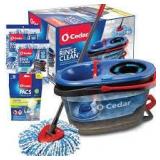 O-Cedar RinseClean Microfiber Spin Mop System