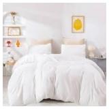White queen size comforter