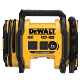 DEWALT Tire Inflator Portable Air Compressor 20V MAX, Car Air Pump with Automatic Shut Off, LED Light, Tool Only (DCC020IB) - Retail: $138