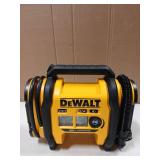 DEWALT Tire Inflator Portable Air Compressor 20V MAX, Car Air Pump with Automatic Shut Off, LED Light, Tool Only (DCC020IB) - Retail: $138