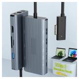 New for Microsoft Surface Dock 2, 10-in-1 Surface Docking Station with 4k@60Hz HDMI,Ethernet,SD/TF Slot,USB 3.0,PD, Surface Dock Hub for Surface Pro 11/10/9/8/X/7/6/5, Surface Laptop Go, Surface Book 