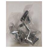 Heavy Duty Wheelchair Brakes Silver Wheel Locks Transport Chair Brake Drive Wheelchair Parts Universal Brake Replacement Parts for 7/8" Tubing, Side Mount Bolt on Style(1 Pair, Silver) - Retail: $21