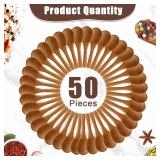 Boao 50 Pcs Small Wooden Spoons, 3.5