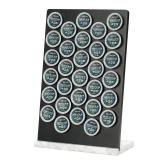 EVERBBKING Coffee Pod Holder K Cup Organizer Acacia Wood with White Marble Base Large Big Capacity Design Counter Decoration Black - Retail: $30