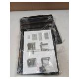 Marbrasse 6 Tier Paper Organizer Letter Tray - Mesh Desk File Organizer with Handle, Paper Sorter Organizer for Letter/A4 Office File Folder Holder - Black - Retail: $20