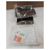 TeamFar Lasagna Pan, 12.3 x 9.75 x 2 Stainless Steel Rectangular Cake Brownie Baking Pan with Lid, Non-Toxic & Heavy Duty, Brush Surface & Deep Side, Dishwasher Safe-2 Pans+2 Lids - Retail: $26