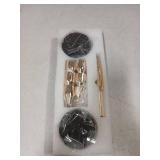 ECHFSM French Gold Taper Candle Holders for Wedding Table Centerpiece,Tall Taper Candlestick Holders Bulk Set of 6,Metal Candle Stick Holders for Dinning or Mantel Centerpiece,Party Home Decor - Retai