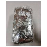 50 FT Christmas Decorations Tinsel Garland, Christmas Snowflake Garland Xmas Shiny Twist Metallic Garlands Decorations for Xmas Tree Home Indoor Outdoor Holiday Xmas Party Decor - Retail: $22